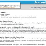 Accounting: Grocery Scrip Setup (v19 & Newer)