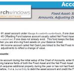 Accounting: Fixed Assets (v19 & Newer)