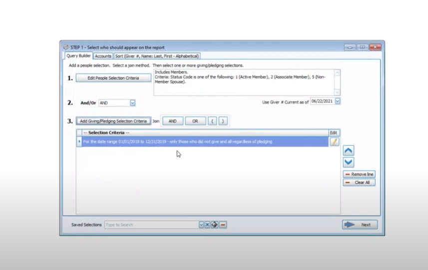 Membership: Step 1 Reporting (v25 7 Newer)