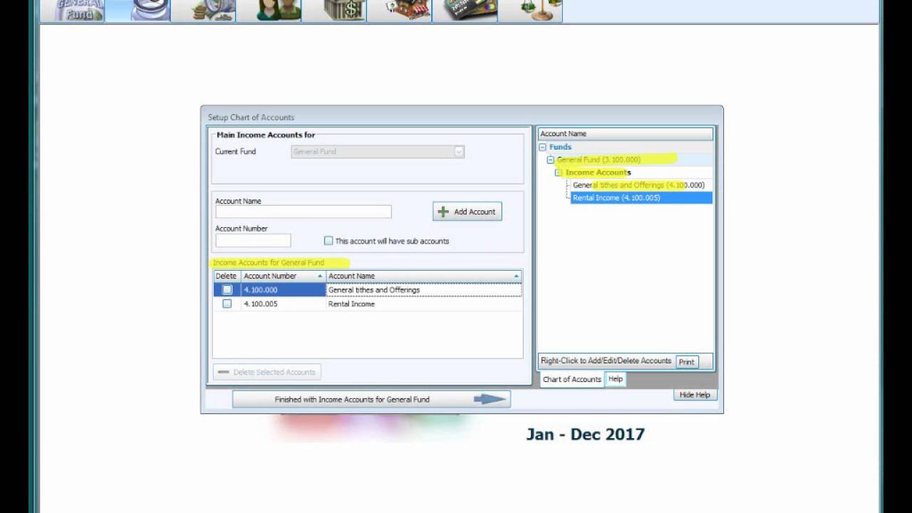 Accounting: Chart of Accounts (v26 & Newer)
