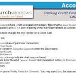 Accounting: Credit Card Purchases (v20 & Newer)