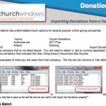Donations: Importing from a Text File (v24 & Newer)