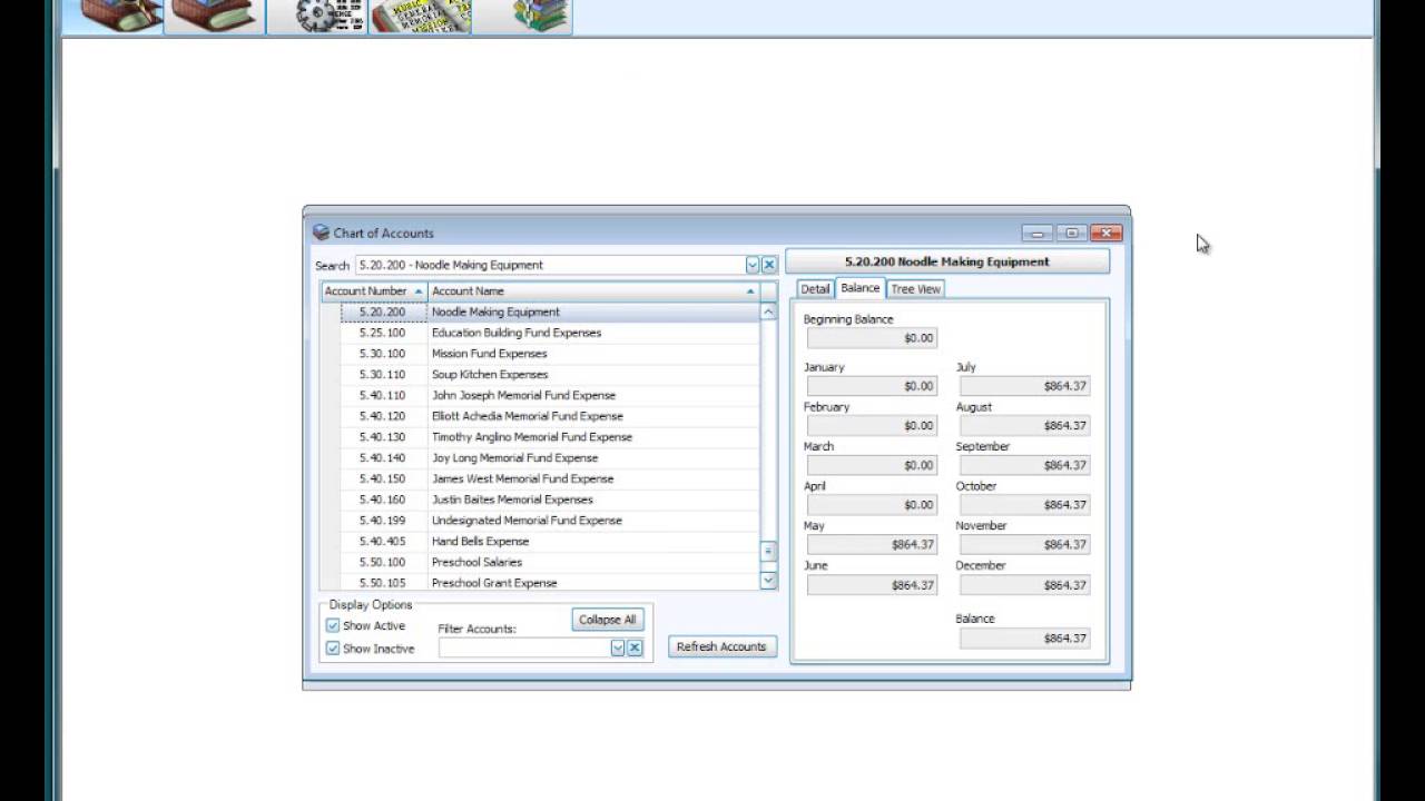 Accounting: Advanced Transactions (v20 & Newer)