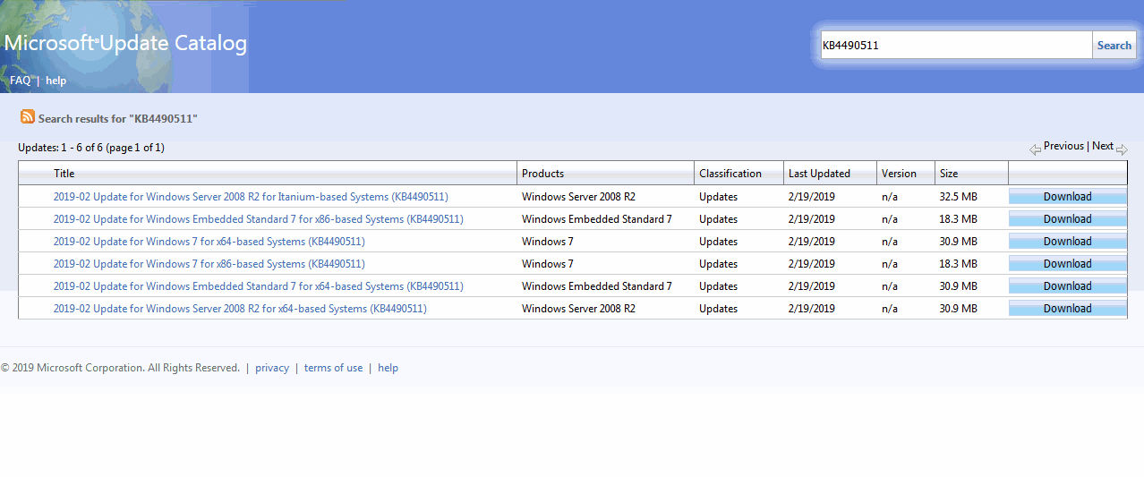 Microsoft Windows™ Update Causing Error (Desktop Versions 19 & Older)