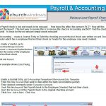 Accounting: Reissue Lost Payroll Check (v19 & Newer)