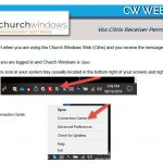 CW Web: VOS Citrix Receiver Permissions