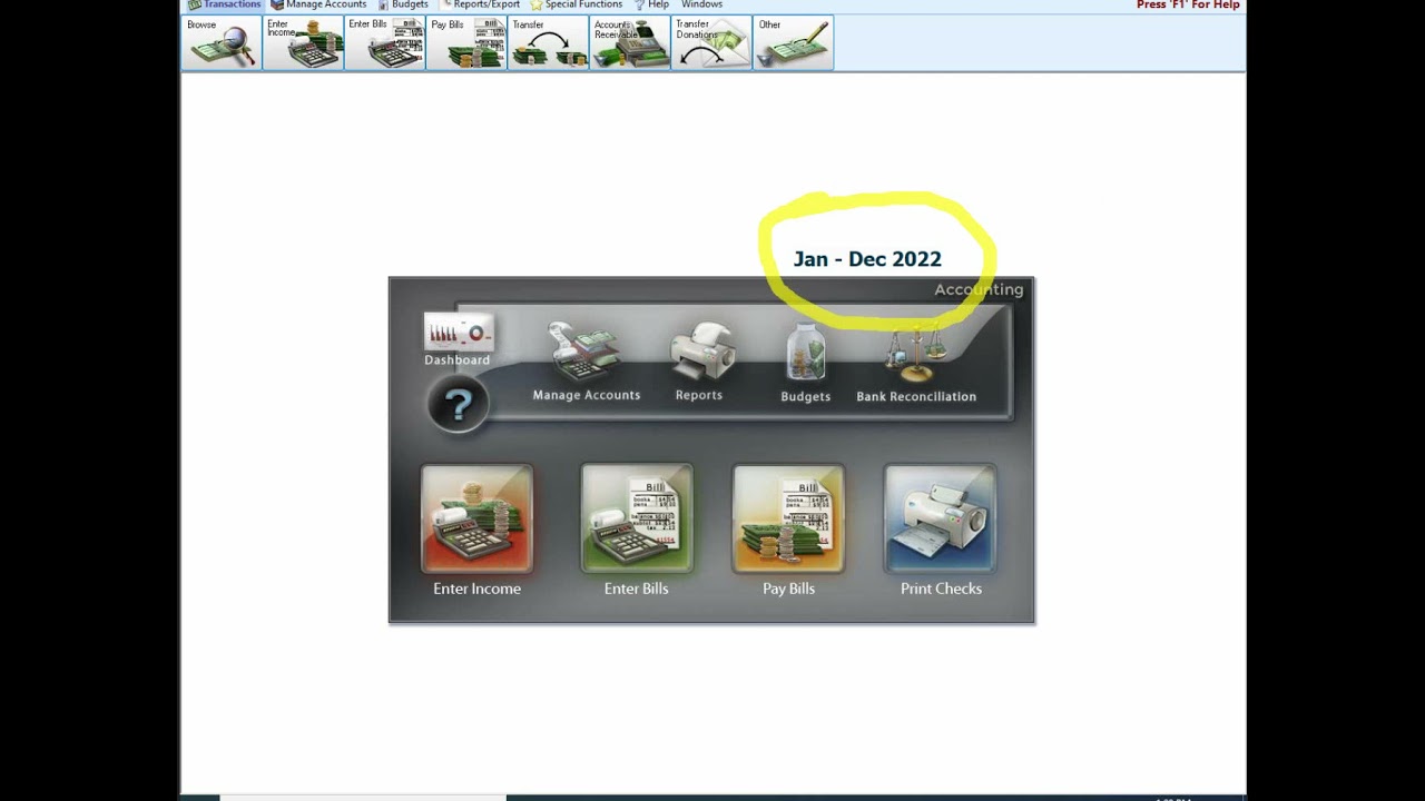 Accounting: Manage Years (v25 & Newer)