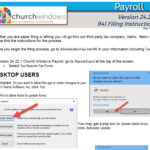 Payroll: 941 Filing Instructions