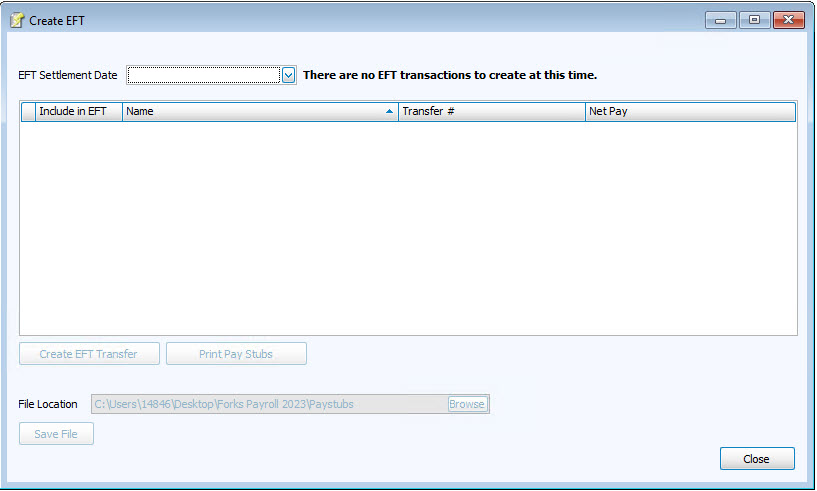 Payroll: Paying Direct Deposit (v26 & Newer)