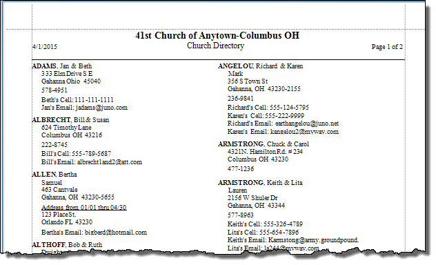 Template For Church Directory from churchwindows.com